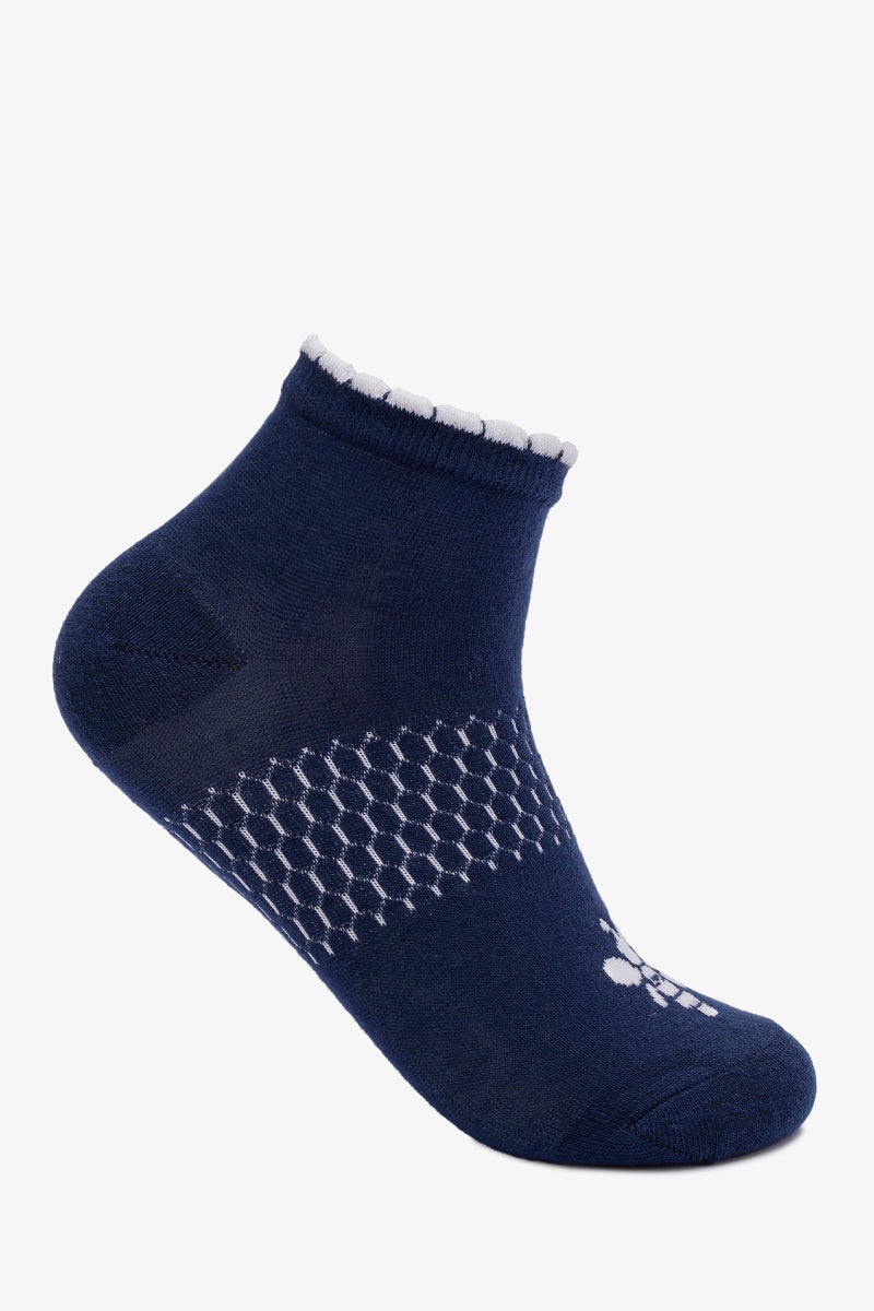 Carina Beehive Print Socks - 2 Pairs - Image 3